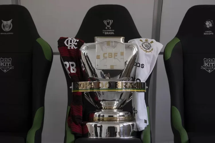 Copa do Brasil: O jogo de ida na Neo Química Arena foi marcado por reclamação corinthiana de um pênalti não marcado (Lucas Figueiredo/CBF/Divulgação)