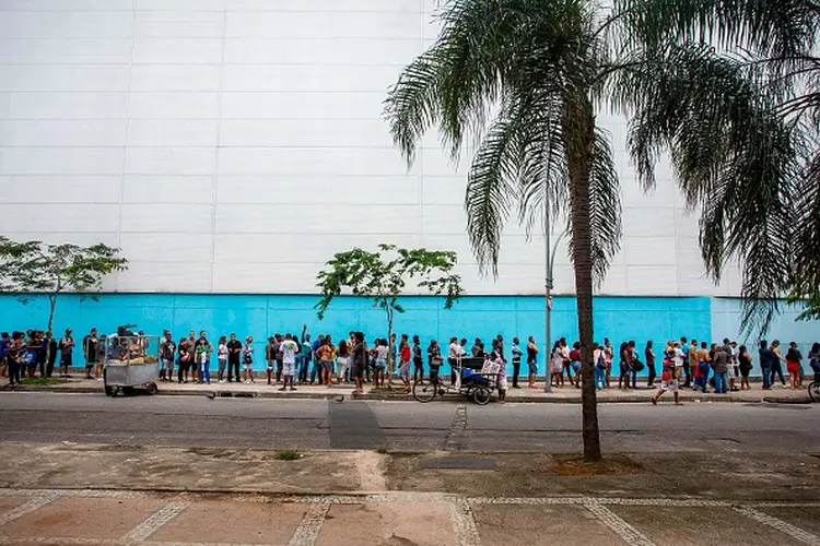Ocorrências eleitorais: ao menos 42 casos foram resgistados no Rio de Janeiro (DANIEL RAMALHO/AFP via Getty Images/Getty Images)