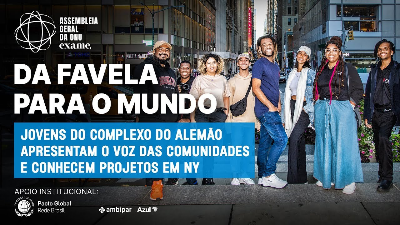 Em NYC, jovens do Complexo do Alemão apresentam o Voz das Comunidades e conhecem projetos locais