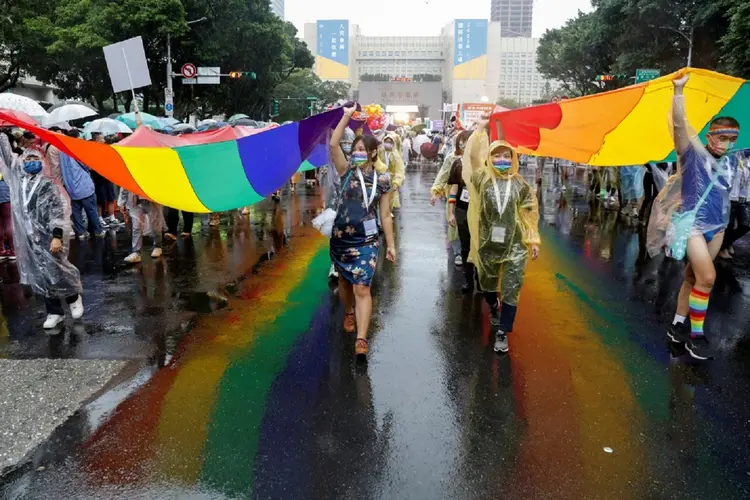 Taiwan: Em sua capital, Taipei, uma grande Marcha do Orgulho LGBTQIA+ é organizada todos os anos (AFP/AFP)
