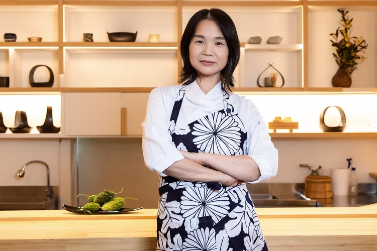 Telma Shiraishi, do Aizomê: um dos destaques da culinária japonesa no Brasil. (Rafael Salvador/Divulgação)