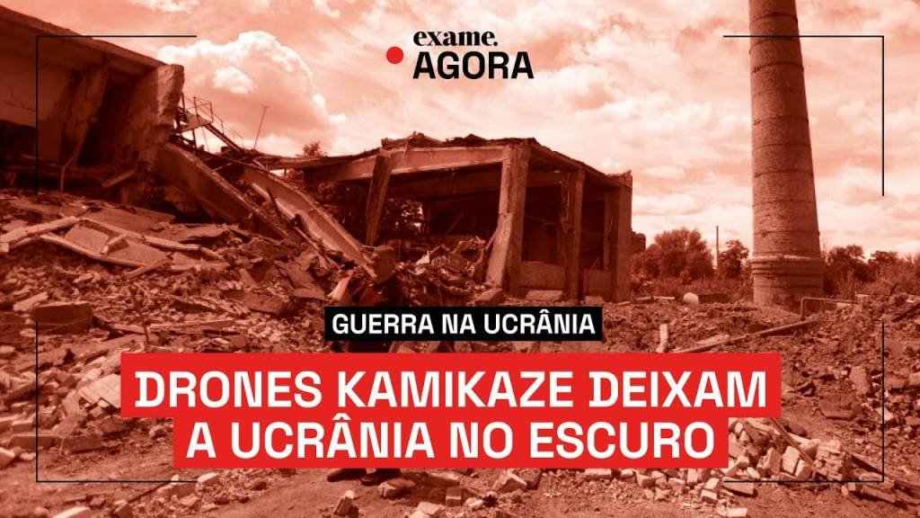 Ucrânia no escuro: cidades ficam sem energia após ataque de drones kamikaze