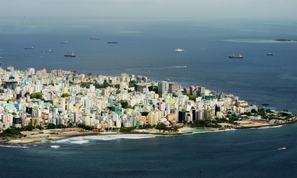 Malé, capital das Maldivas, país que sofre com efeitos das mudanças climáticas (AFP/AFP)