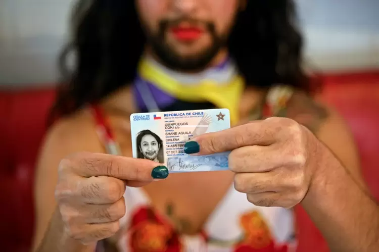 Carteira de identidade chilena de Shane Cienfuegos (AFP/AFP Photo)