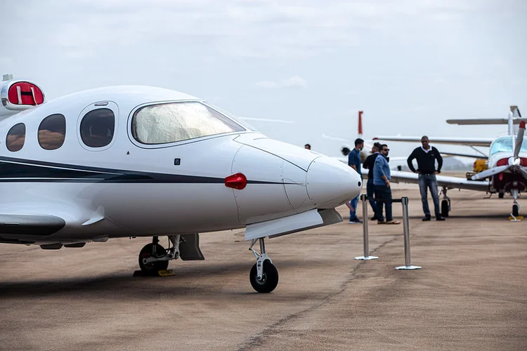 Aviatrade de 2021: feira de aviação que tem como foco o mercado aeronaves monomotor, leve e desportiva da aviação geral (Aviatrade/Divulgação)