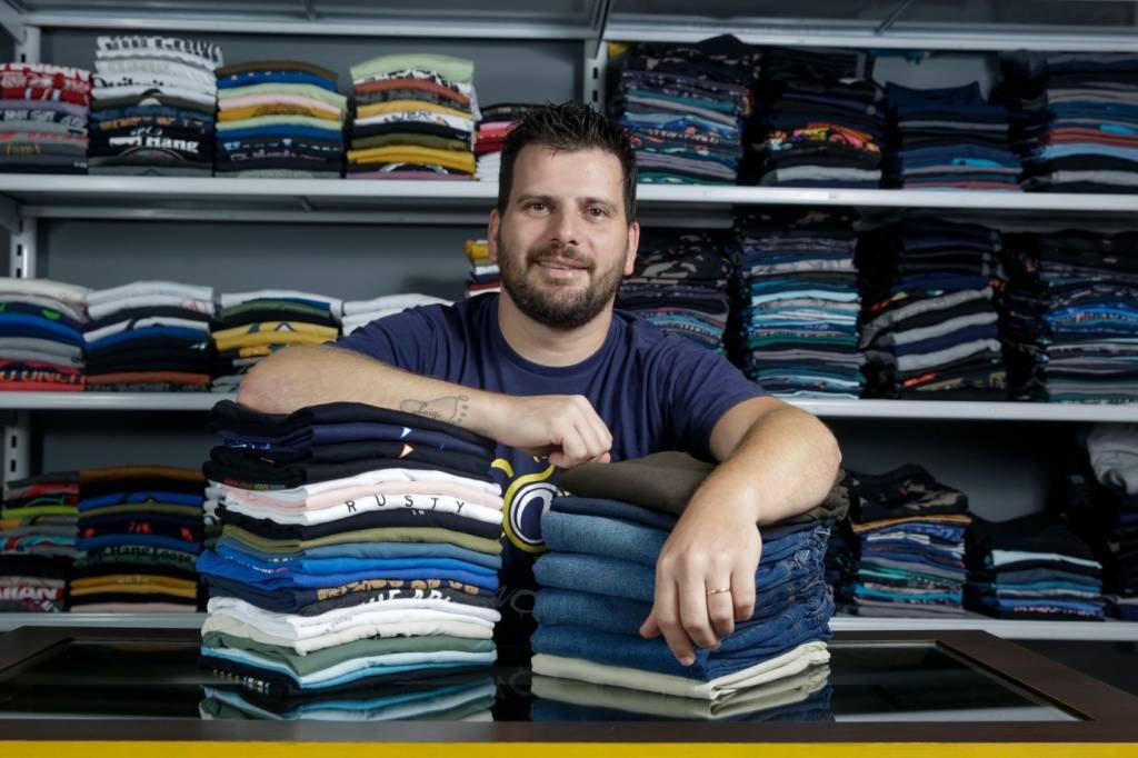 Ronnan Moro, proprietário da loja de vestuário Newquay: empreendedorismo na moda (Ricardo Matsukawa/Sebrae/SP)
