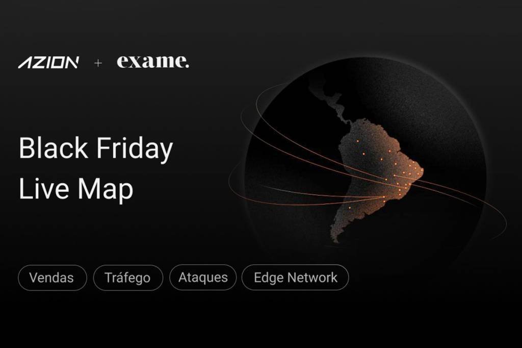 Veja em tempo real um mapa sobre a evolução do tráfego e das vendas na Black Friday 2022