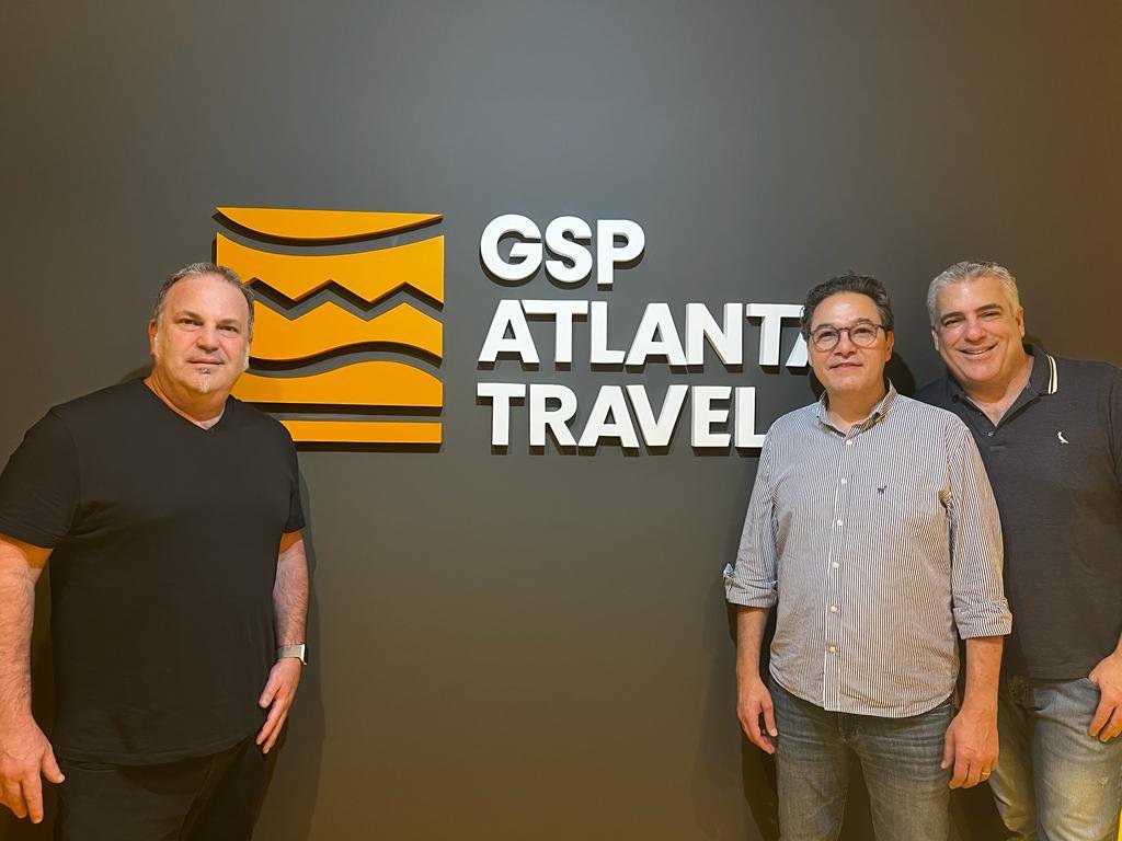 Ilan Wallach, Marcelo Auada e Rogê David: empresa quer ampliar serviços e entrar em novos mercados (GSP Atlanta/Divulgação)