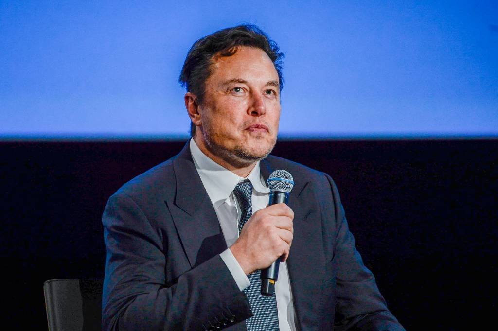 Elon Musk, CEO da Tesla e novo dono do Twitter (CARINA JOHANSEN/Getty Images)