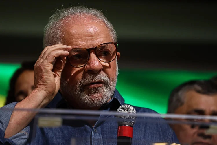 SAO PAULO, BRAZIL, OCTOBER 31 : Luiz Inacio Lula da Silva gives a press conference after the election results at the Avenida Paulista, Sao Paulo, Brazil, on October 31 , 2022. Luiz Inacio Lula da Silva was elected president of the Republic for the third time. The PT beat President Jair Bolsonaro (PL) in the second round. This is the PT's fifth election as head of the country âalways in the second roundâ and the first time that a president in office loses reelection. won in 2002 and 2006. Rodrigues Alves (1902 and 1918), Fernando Henrique Cardoso (1994 and 1998) and Dilma Rousseff (2010 and 2014) won twice âGetulio Vargas was elected indirectly in 1934 and by direct vote in 1950. (Photo by Danilo Martins Yoshioka/Anadolu Agency via Getty Images) (Danilo Martins Yoshioka/Anadolu Agency/Getty Images)