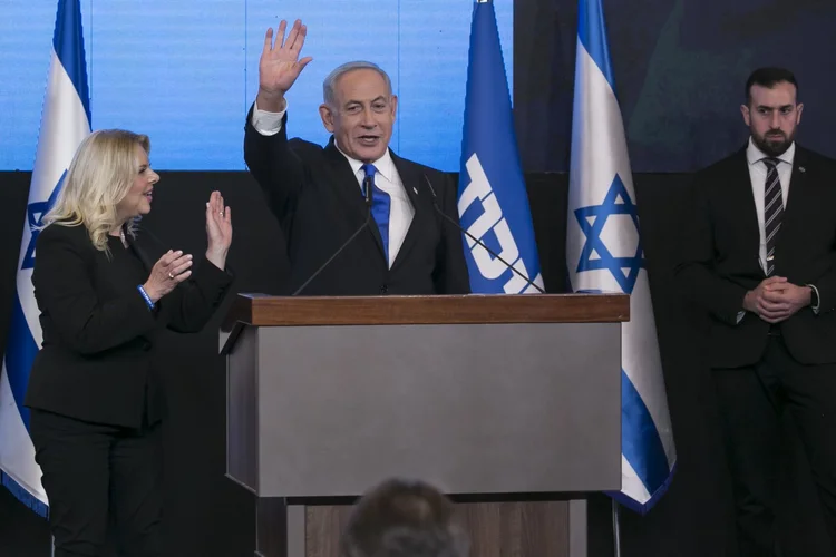 O líder do partido conservador israelense, Benjamin Netanyahu (Getty Images/Getty Images)