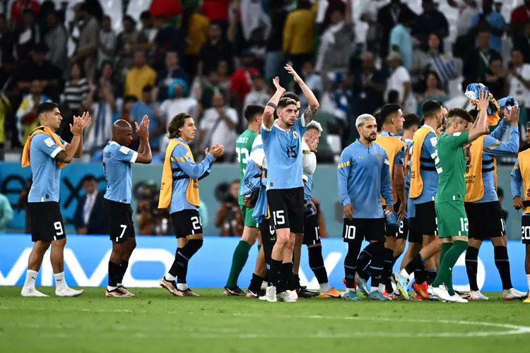 Com o empate em 0 a 0 entre Uruguai e Coreia do Sul, a Copa do Mundo do Catar alcançou um recorde de empates na primeira rodada (JEWEL SAMAD/Getty Images)