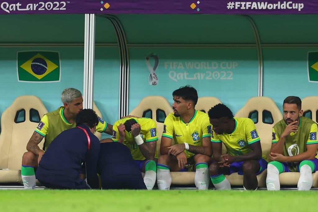 Neymar: o camisa 10 brasileiro pode estar lesionado (Chris Brunskill/Fantasista/Getty Images)