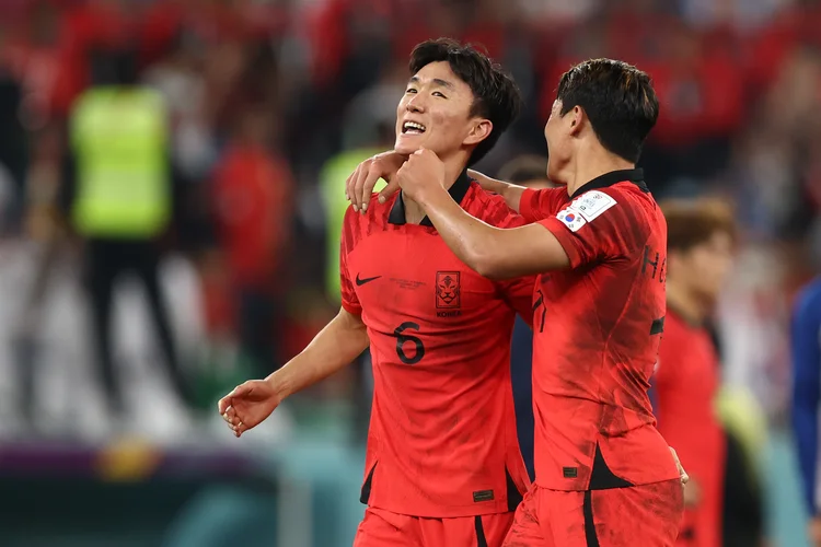 Coreia do Sul: time vence Portugal e se classifica.  (James Williamson - AMA/Getty Images)