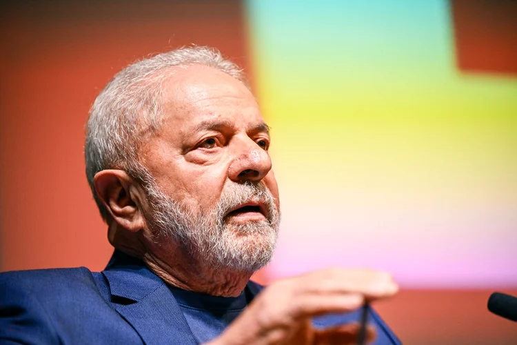 Lula: com sua volta, o Brasil deve mudar de tom com Maduro, que parabenizou a vitória do petista em 30 de outubro contra Bolsonaro (Horacio Villalobos/Getty Images)