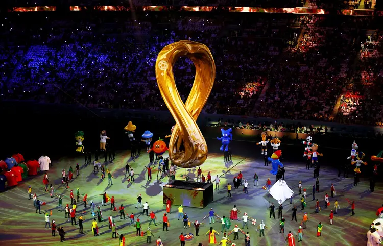 Abertura da Copa: O evento contou com o ator Morgan Freeman (Elsa/Getty Images)