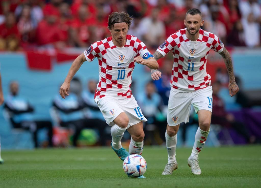 A Croácia entra em campo, buscando uma vitória após empate na estreia (Visionhaus/Getty Images)