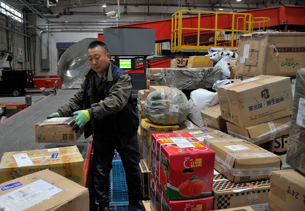 Varejo na China: vendas no Dia dos Solteiros totalizaram US$ 43 bilhões (Tao Zhang/Getty Images)