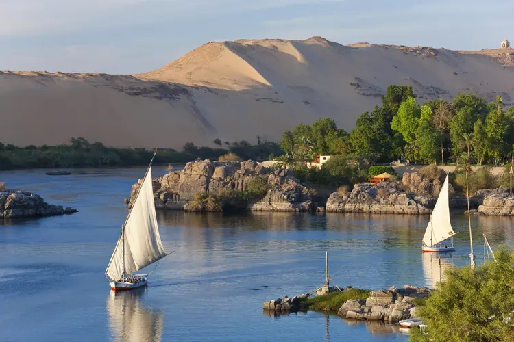 Nilo: o rio tem uma extrema importância para os agricultores locais (Peter Adams/Getty Images)