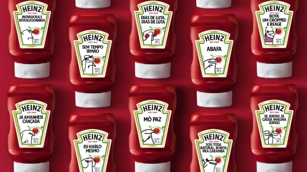Heinz quer geração Z com meme em ketchup