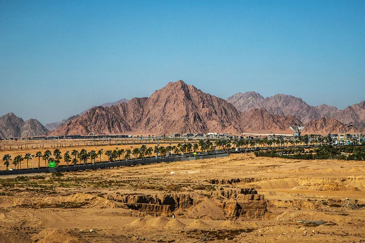 Sharm el-Sheikh, no Egito, onde ocorre a COP27 (Leandro Fonseca/Exame)