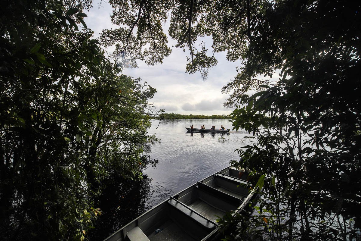 Rio Negro, na Amazônia