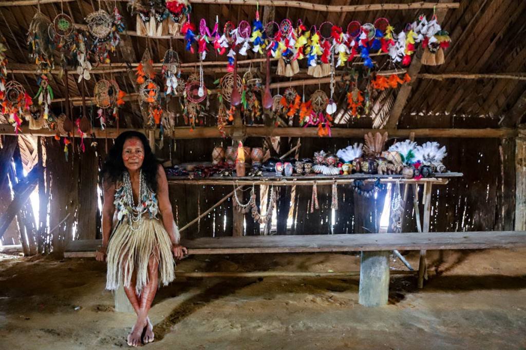 Tribo indígena dos Tatuyos da Amazônia: prestação de informações falsas pode ter acontecido com povo ianomâmis de Roraima (Leandro Fonseca/Exame)