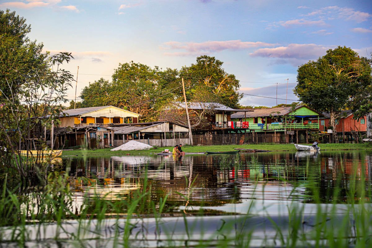 Casas ribeirinhas da Amazonia - AM foto: Leandro Fonsecadata: 04/2022