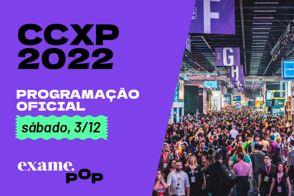 Sábado na CCXP22: saiba quais são as atrações do evento