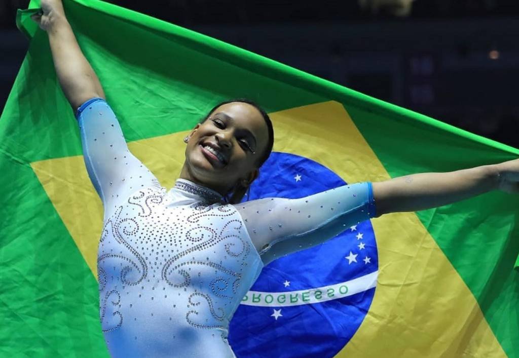 Rebeca Andrade conquista medalha de ouro no salto do mundial de ginástica artística