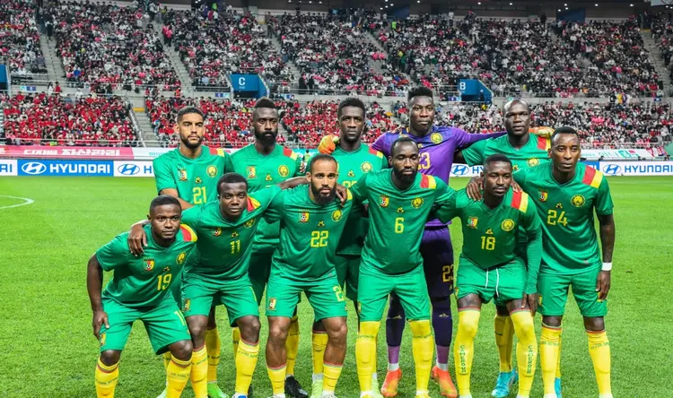 Um dos adversários do Brasil, o time de Camarões enfrentará a seleção brasileira no dia 02 de dezembro (Camarões/Divulgação)