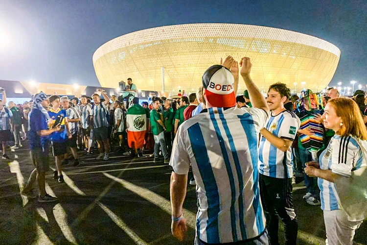 Arena_estadio_Copa do Catar - Copa do Mundo - Torcedores - Argentinos - Mexicanos - Mexico e Argentina

Foto: Lucas Amorim
data: 26/11/2022 (Lucas Amorim/Exame)