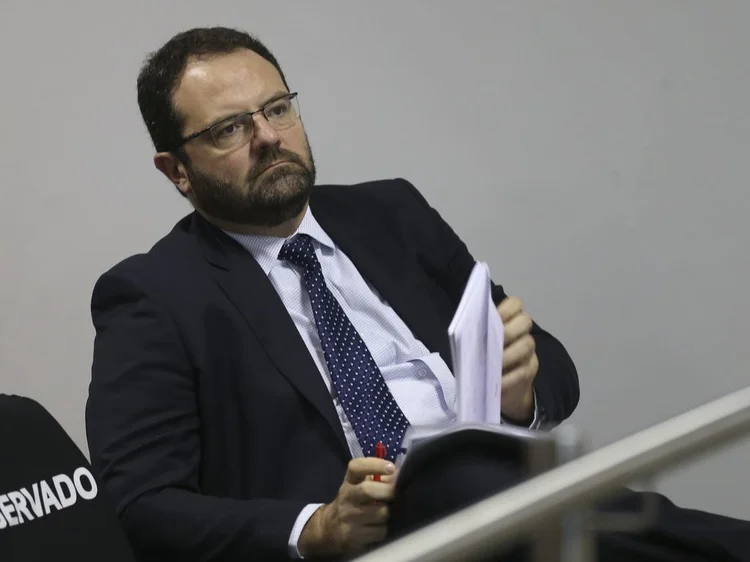 O ex-ministro do Planejamento e da Fazenda Nelson Barbosa durante o seminário em 2019 (Antonio Cruz/Agência Brasil)