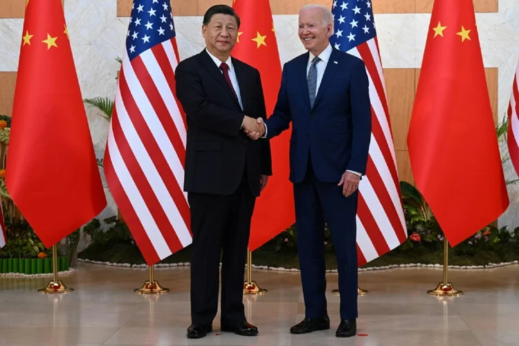 Biden e Xi: economia deve ser o tema central do encontro (AFP/AFP)