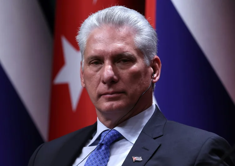 Diaz-Canel: presidente cubano teve conversas com a China sobre dívida e investimentos (AFP/AFP)