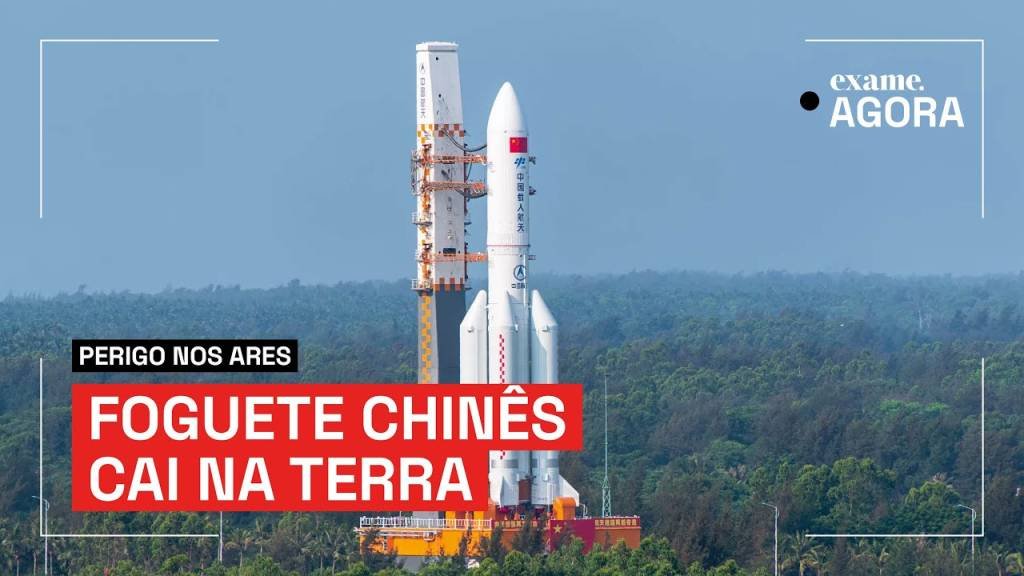 Foguete chinês cai na Terra pela quinta vez e Espanha fica em alerta