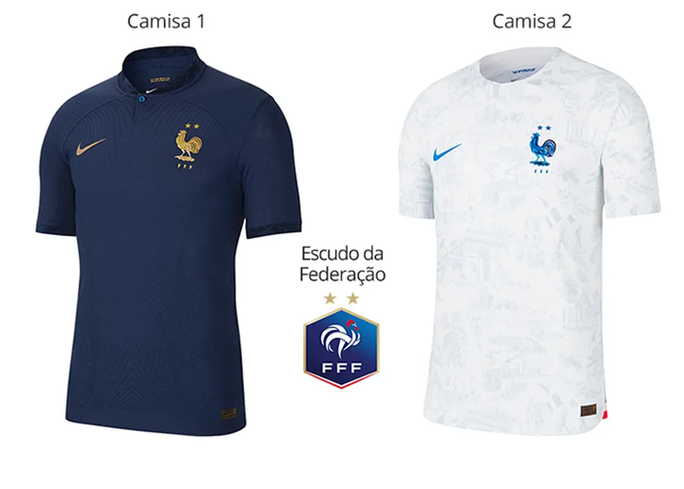 O uniforme azul da Copa de 2002 também trazia as listas do uniforme número  1, estas em branco
