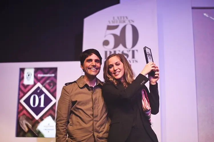 Virgilio Martínez e Pía León, do Central de Lima: melhor restaurante da América Latina (Ernesto Benavides/AFP/Getty Images)