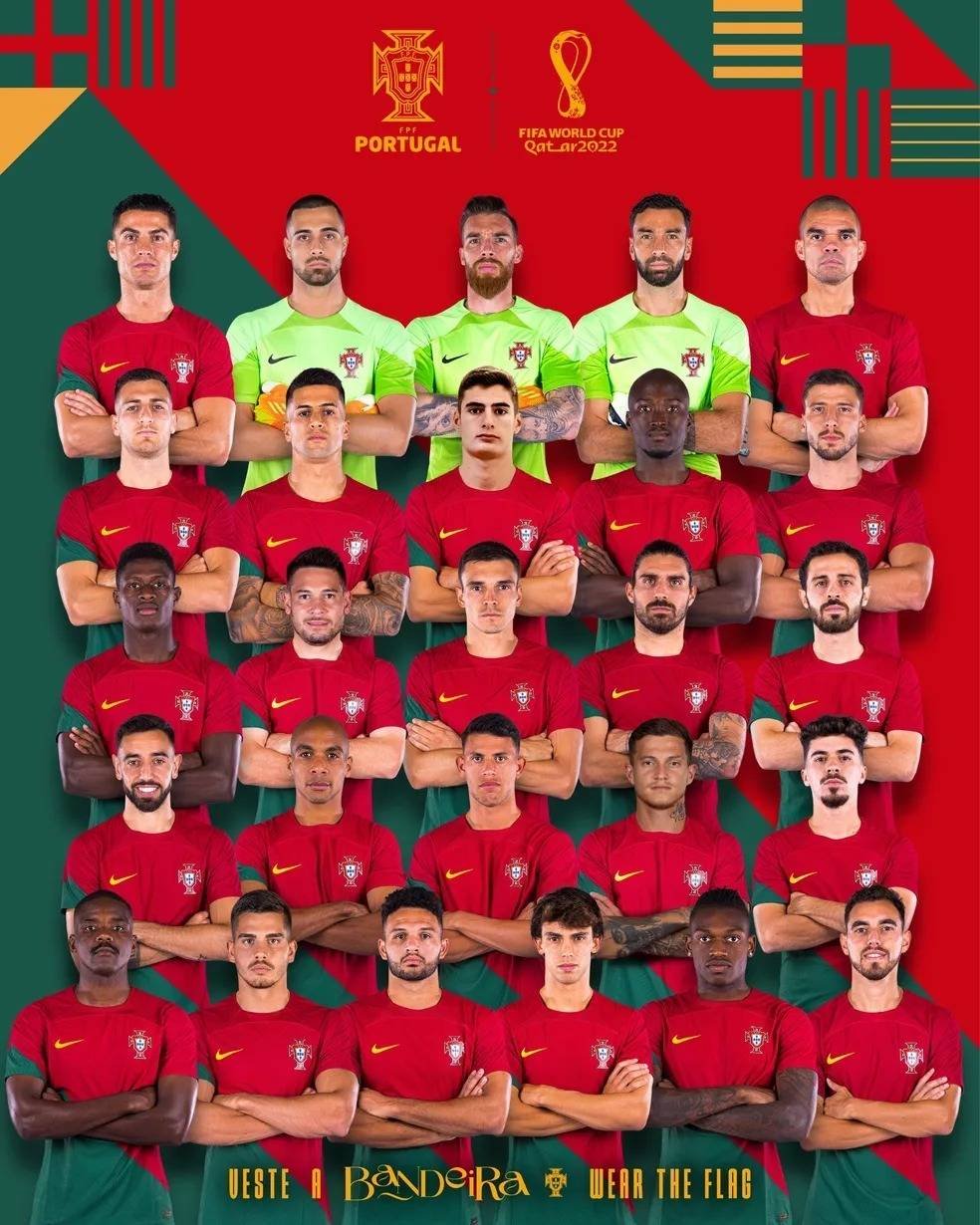 A estreia de Portugal será contra Gana no dia 24 de novembro. (Federação Portuguesa de Futebol/Divulgação)