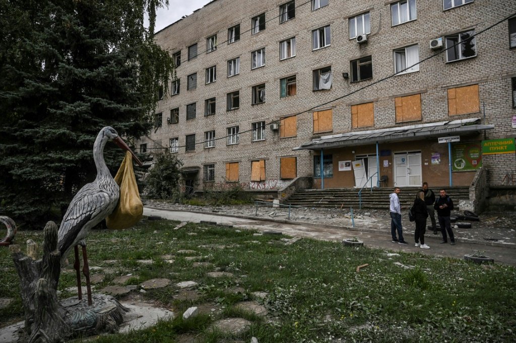 Bombardeio atingiu uma maternidade na região de Zaporizhzhia, sul da Ucrânia, anunciou o serviço de emergência (AFP/Getty Images)