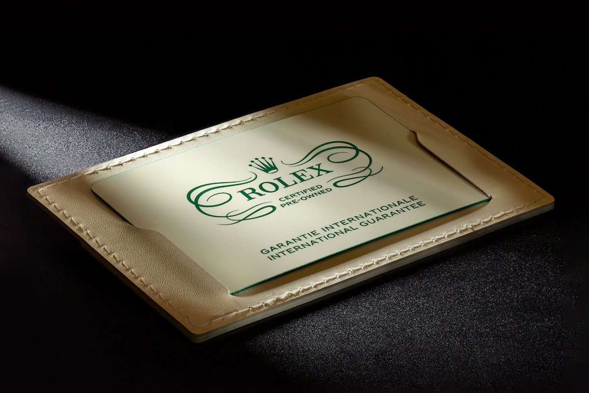 Certificado de autenticidade da Rolex: design retrô Certificado de autenticidade da Rolex: design retrô