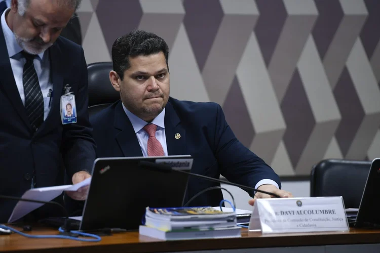 Davi Alcolumbre, presidente da CCJ do Senado (Edilson Rodrigues/Agência Senado)