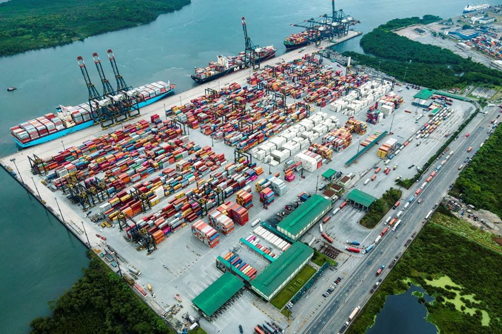 Brasil Terminal Portuário: acordo entre TIM e um dos principais operadores portuários do país deve viabilizar a construção de uma rede privativa 5G no Porto de Santos (TIM/Divulgação)