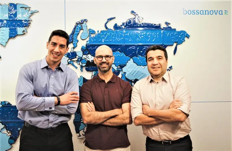 Antônio Patrus, diretor da Bossanova Investimentos, Pedro Waengertner, CEO da ACE, e João Kepler, CEO da Bossanova (Bossanova/Divulgação)
