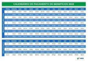 Calendário INSS 2023