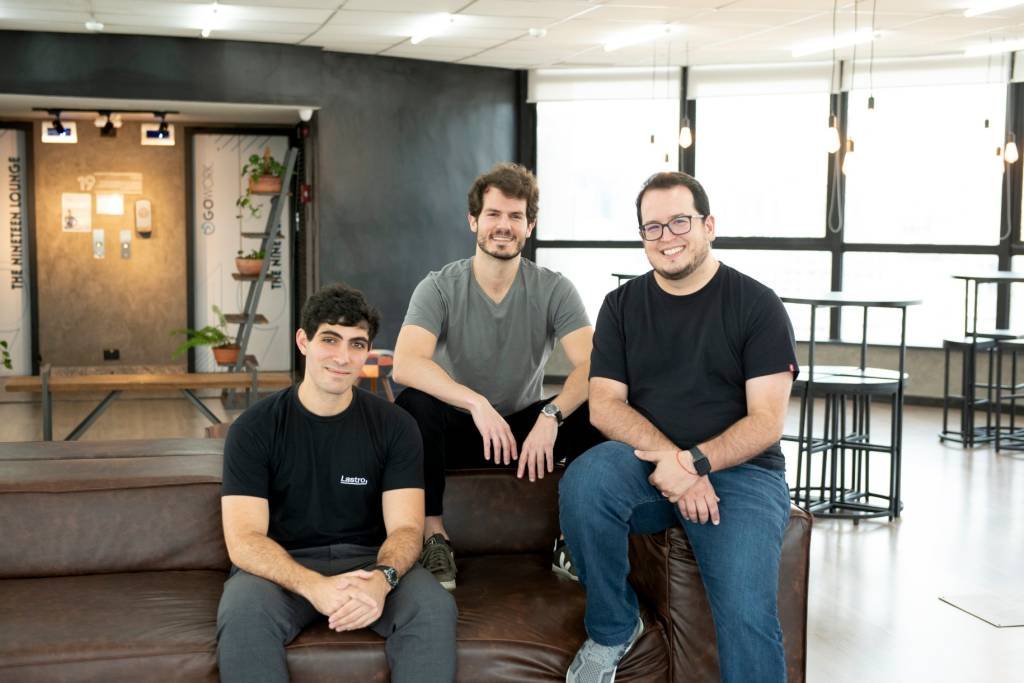 Allan Paladino, José Thomaz Pereira e Pedro Milanez, fundadores da Lastro (Lastro/Divulgação)