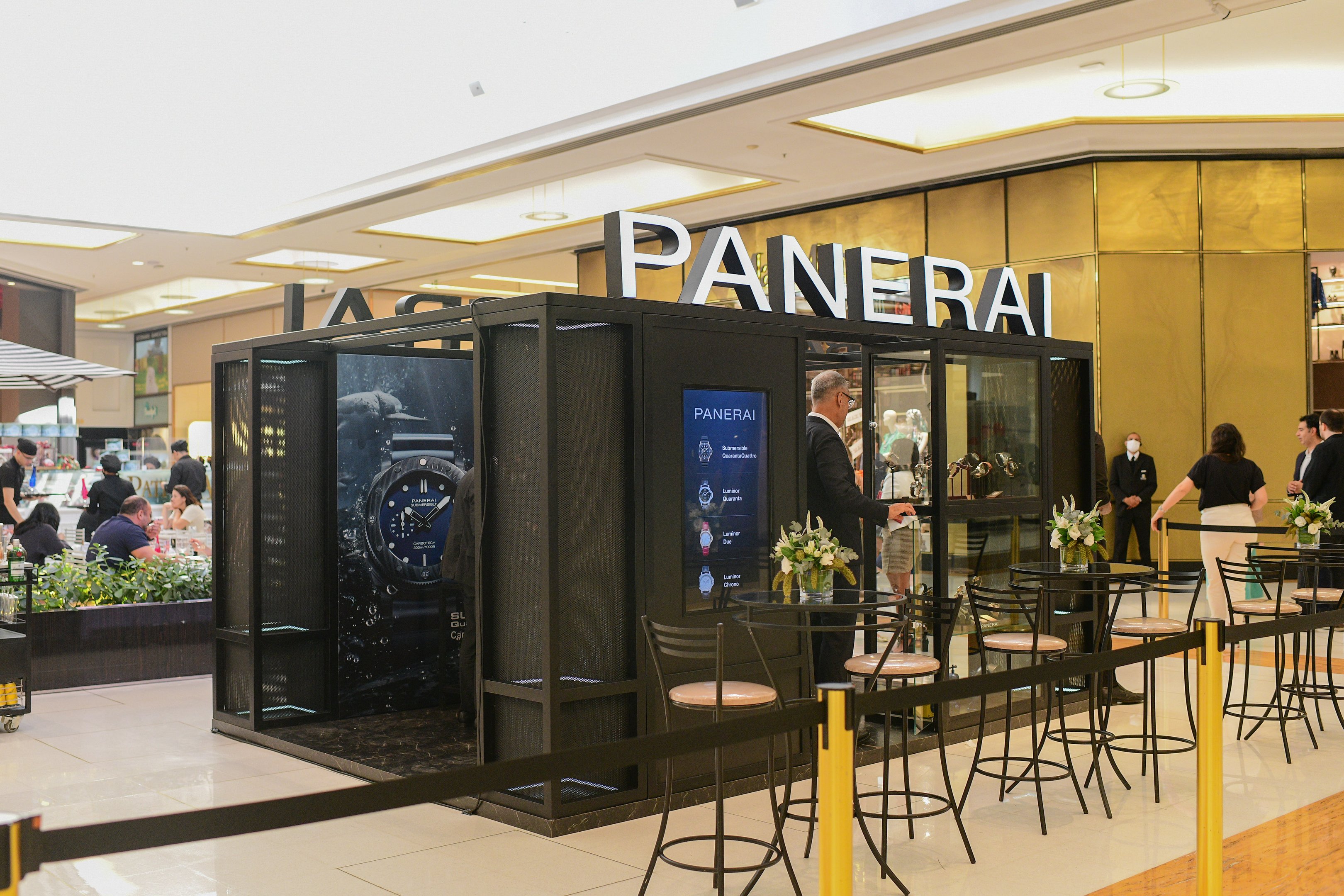 Panerai inaugura pop up store interativa no shopping Iguatemi Exame