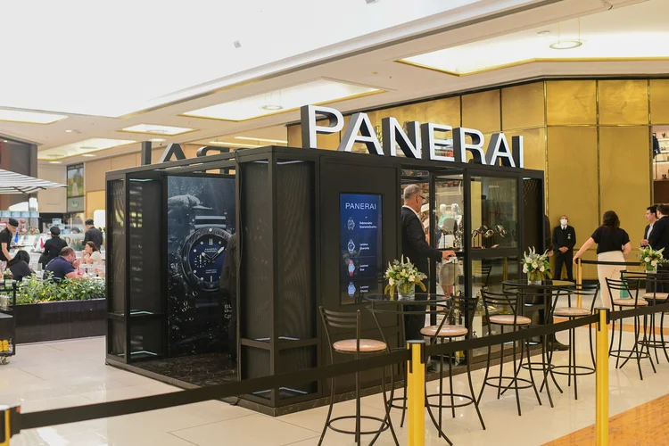 Pop-up store Panerai, em São Paulo. (Luciana Prezia/Divulgação)