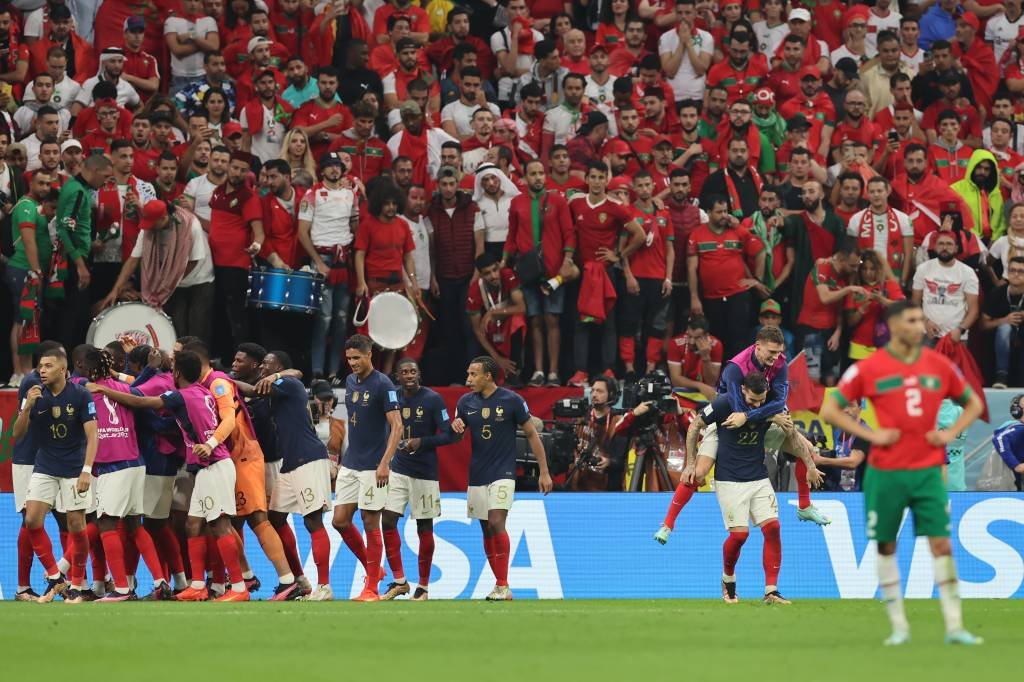 França vence a zebra Marrocos e encara a Argentina na final da Copa do Mundo