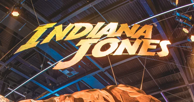 Indiana Jones: estande da franquia na CCXP22, em São Paulo (Diego Padilha/Reprodução)